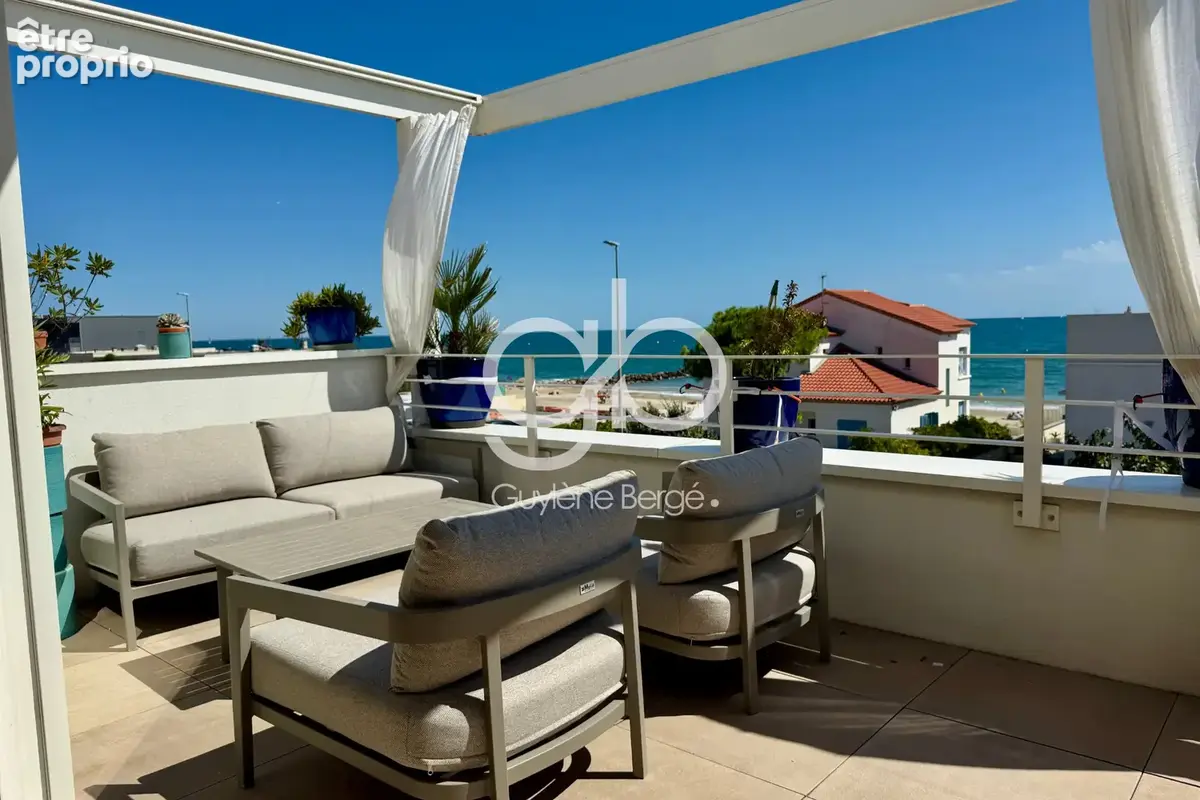 Duplex T5 de 125m2 vue mer + rooftop  à Palavas-les-Flots (34250). - photo 9