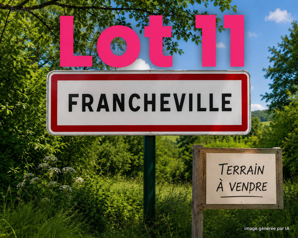 Terrain à FRANCHEVILLE