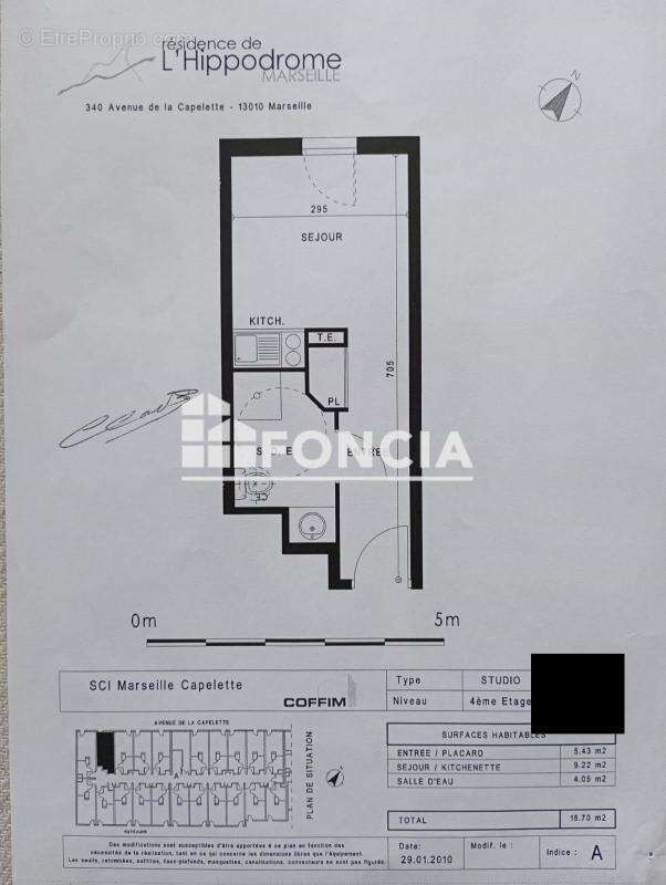 Appartement à MARSEILLE-10E