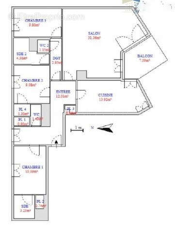 Appartement à MARSEILLE-3E