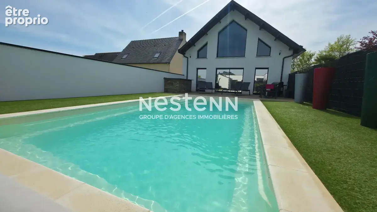 Maison d'architecture contemporaine, de charme et moderne avec piscine à Montoir De Bretagne d'environ 180 m2 - photo 4