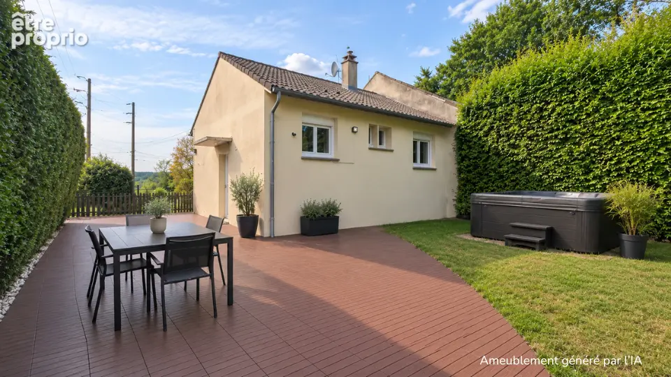 Chartrettes. (8mn de BOIS-LE-ROI). Maison familiale de 104 m²  avec sous-sol aménagé. Vue panoramique et Jardin au calme. Rénova - photo 11