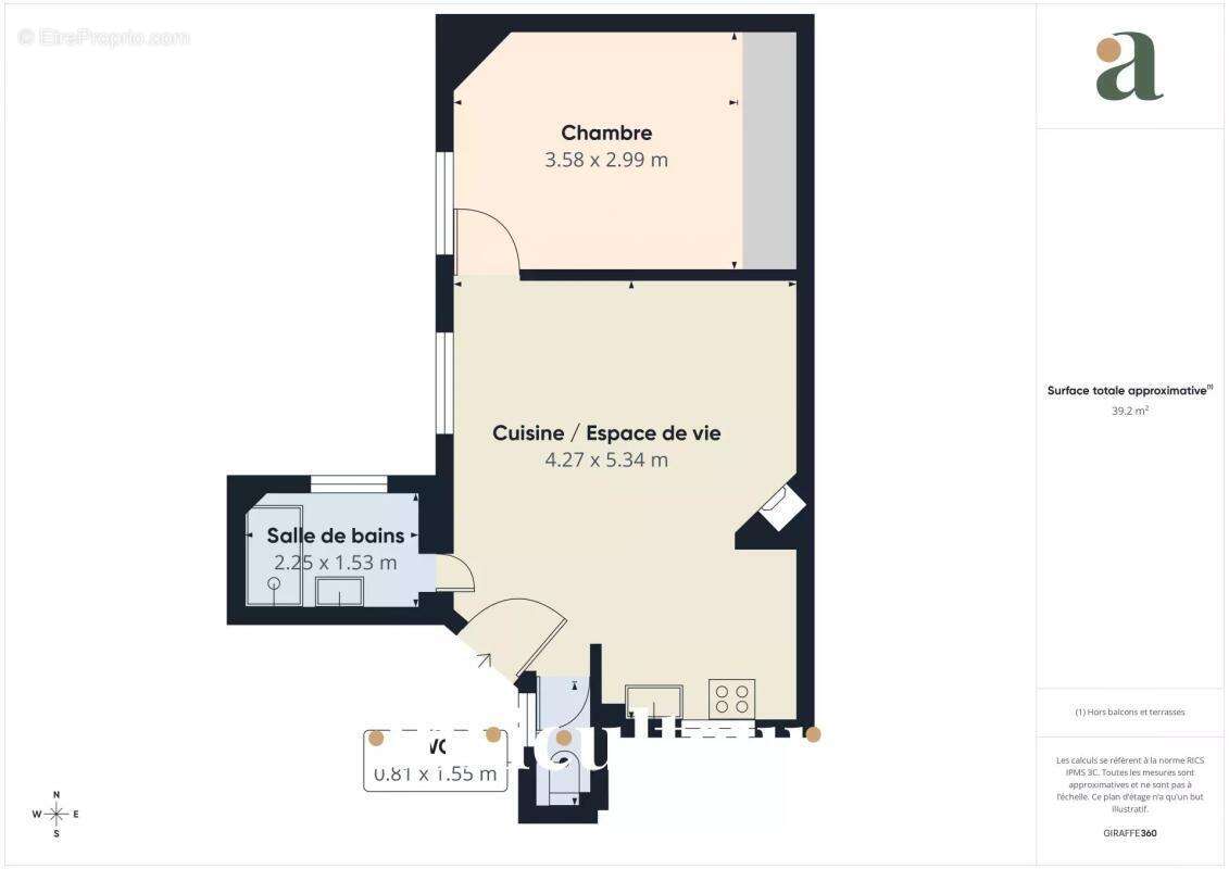 Appartement à PARIS-18E