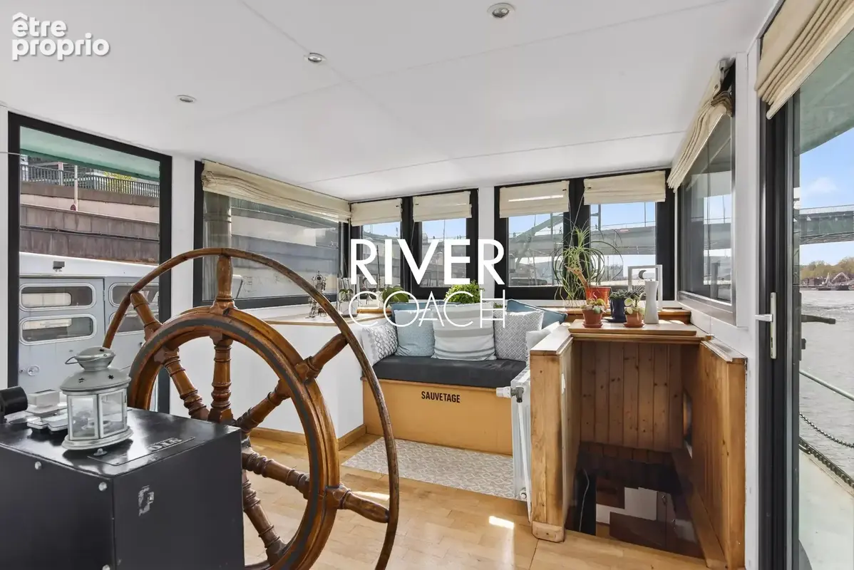 Paris 15 – Bateau-logement familial avec grande terrasse - photo 10