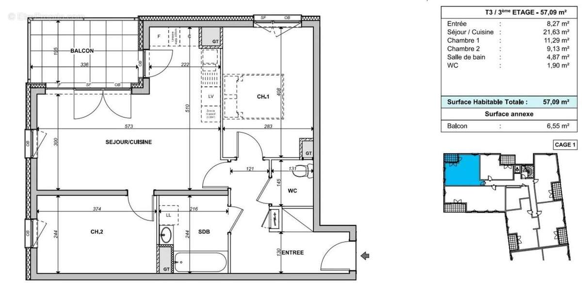 Appartement à LINGOLSHEIM