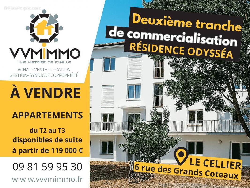 Appartement à LE CELLIER