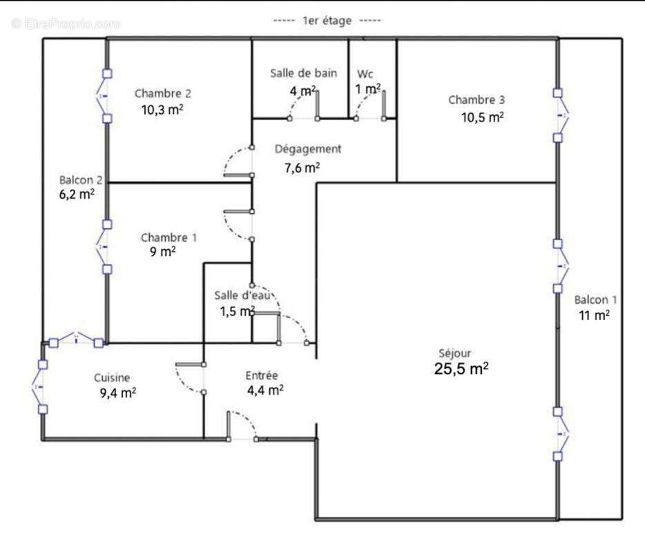 Appartement à ASNIERES-SUR-SEINE