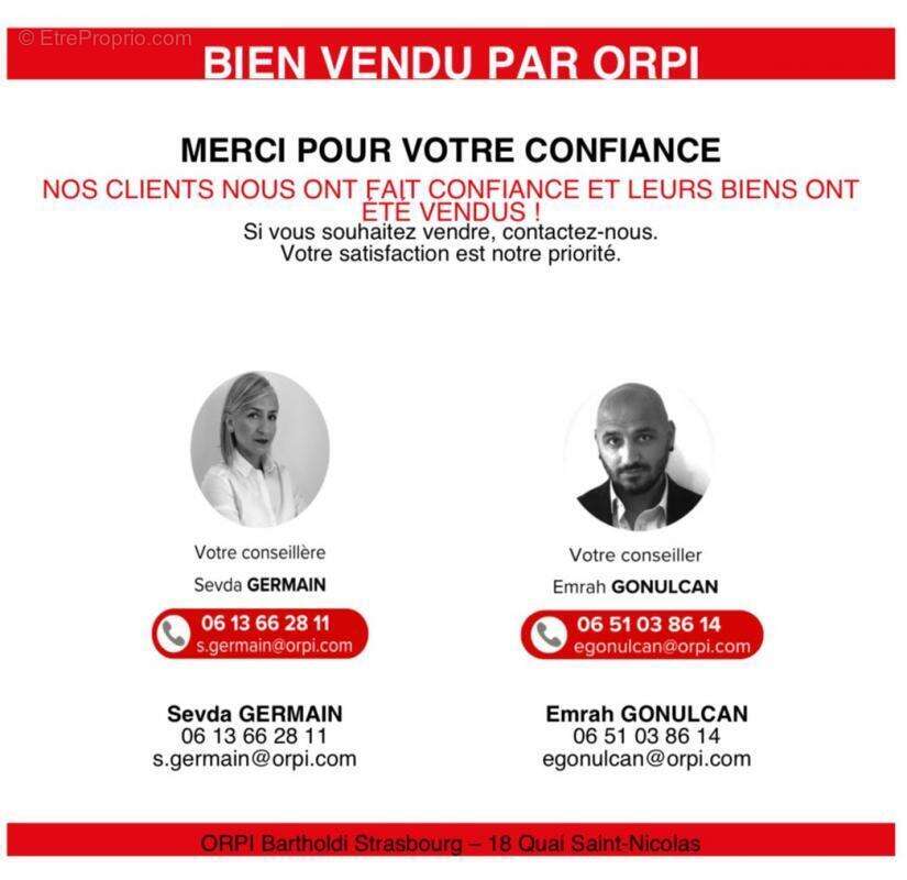 Appartement à HOLTZHEIM