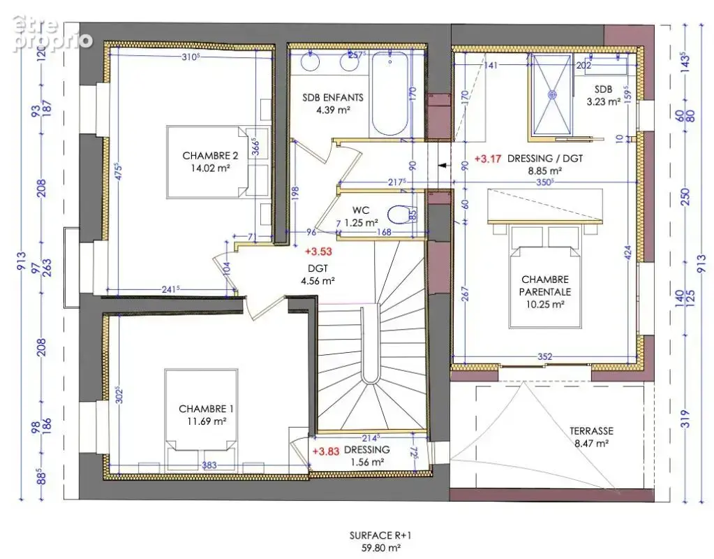 LYON 3 CŒUR DE MONTCHAT : Maison T5 d’exception avec piscine - photo 18