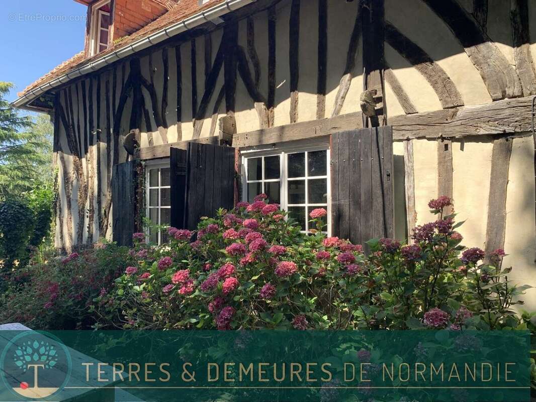 Pays d'AUGE DU CALVADOS, au sud de LISIEUX, belle maison normande en colombages - photo 18