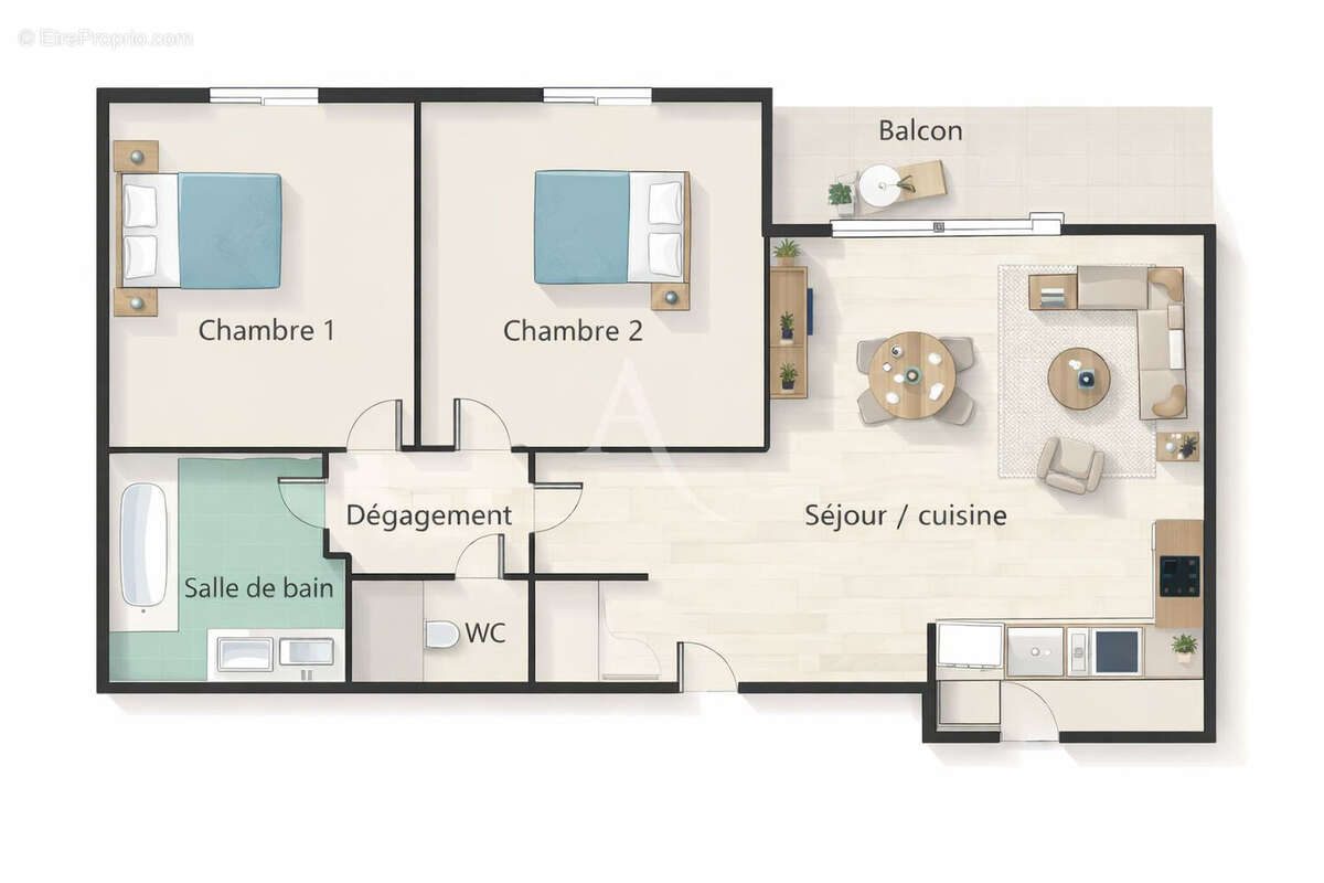 Appartement à LA SALVETAT-SAINT-GILLES