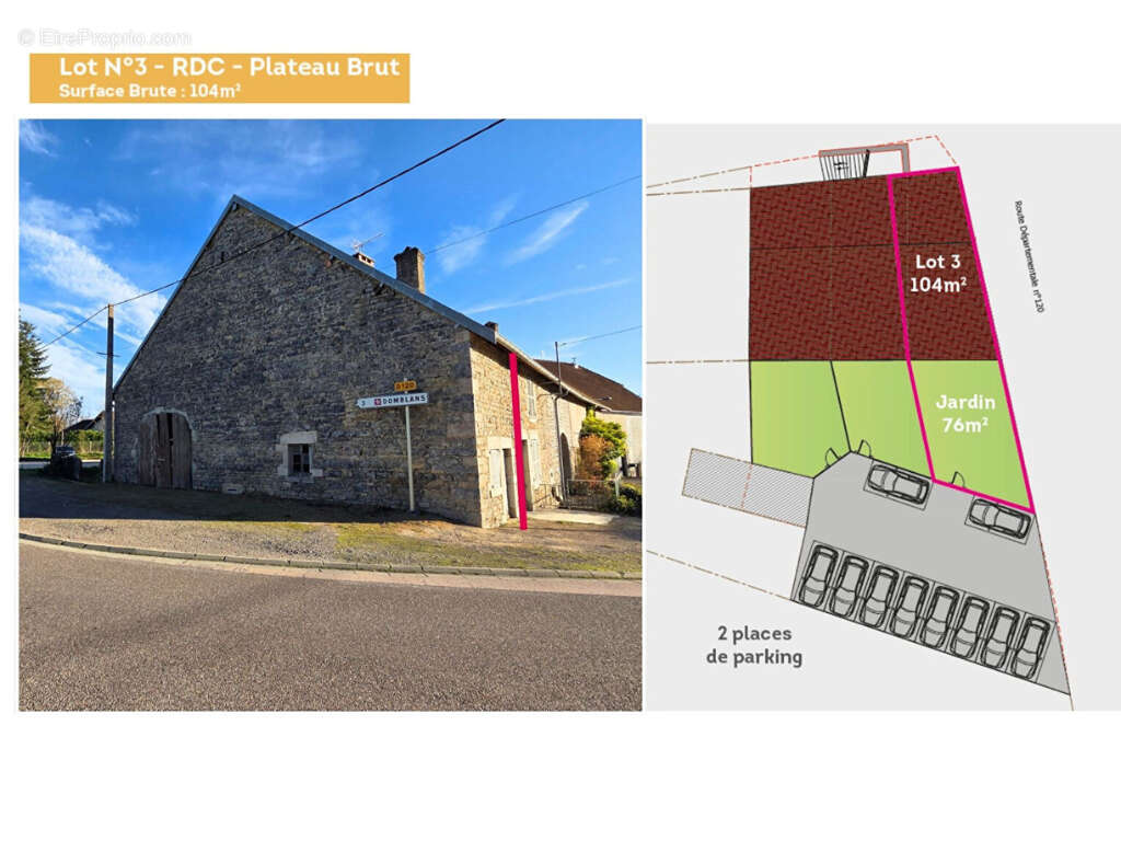 Immeuble en pleine propriété, à réhabiliter, 351m², Arlay - St Germain les Arlay 39210 - photo 6