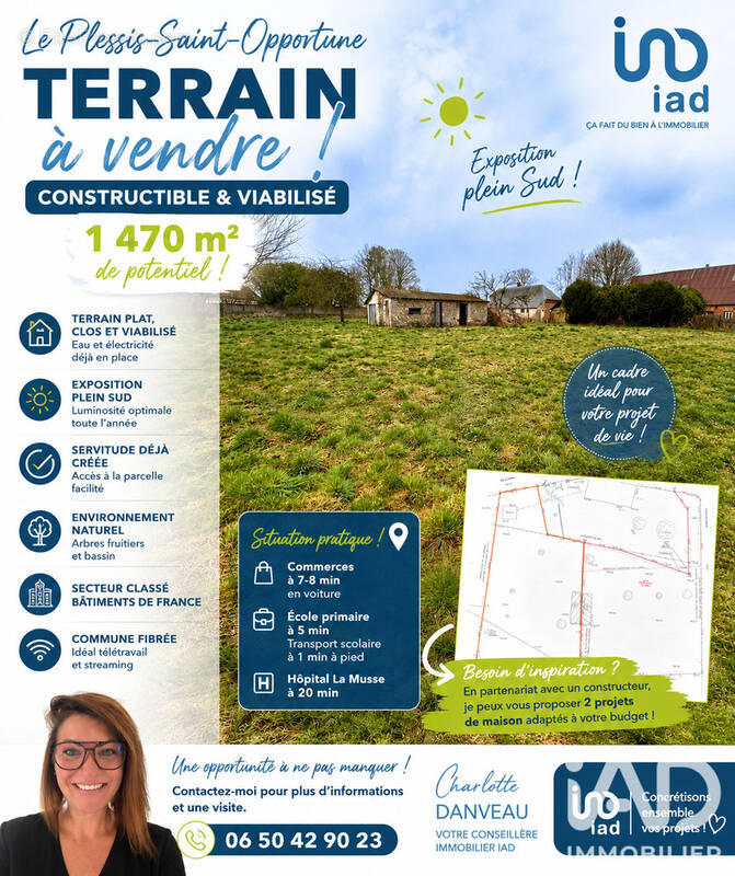 Photo 1 - Terrain à LE PLESSIS-SAINTE-OPPORTUNE