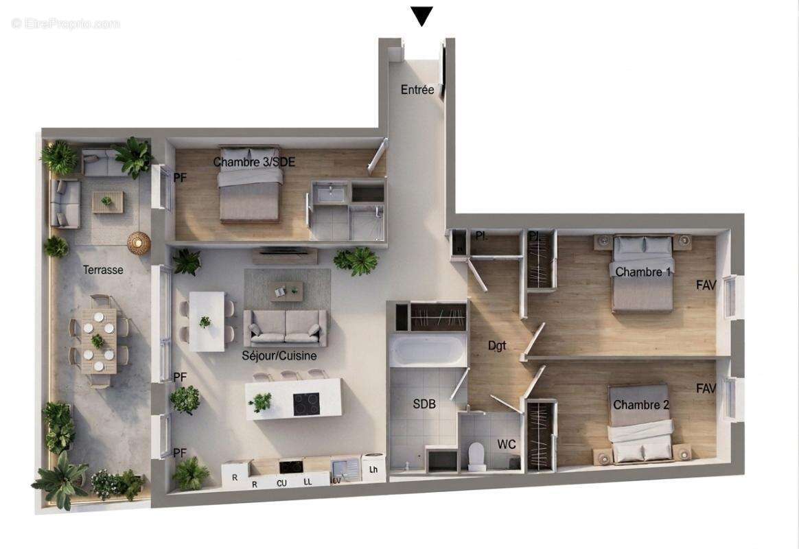 Appartement à BEZIERS