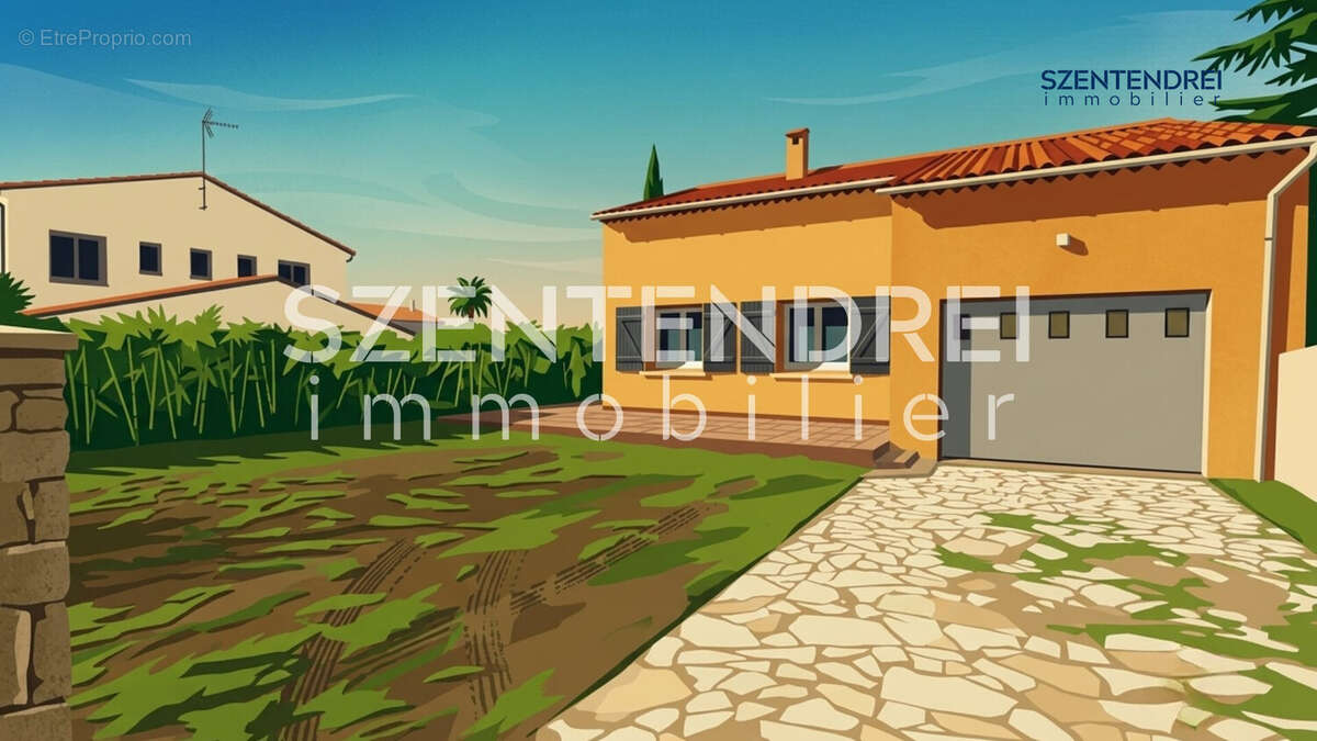 À vendre maison T6 avec garage à Valergues - Maison à VALERGUES