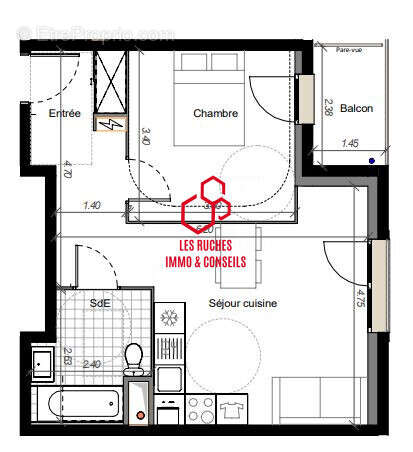 Appartement à EAUBONNE