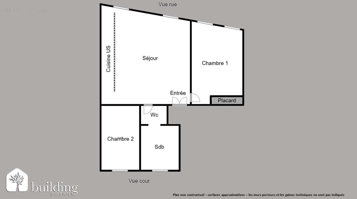 Asnières-sur-Seine Mairie - Appartement 3 pièces de 59.68 m² - photo 2