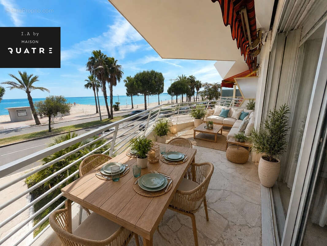 Front de mer   3 pièces avec balcon, parking et cave - photo 2