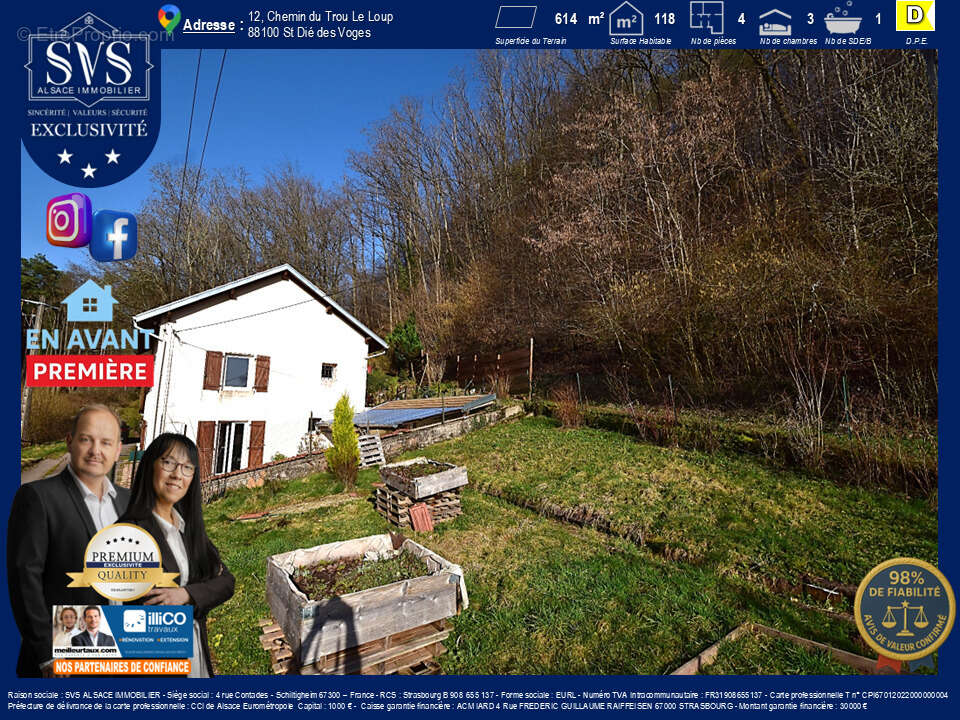 Maison à SAINT-DIE-DES-VOSGES