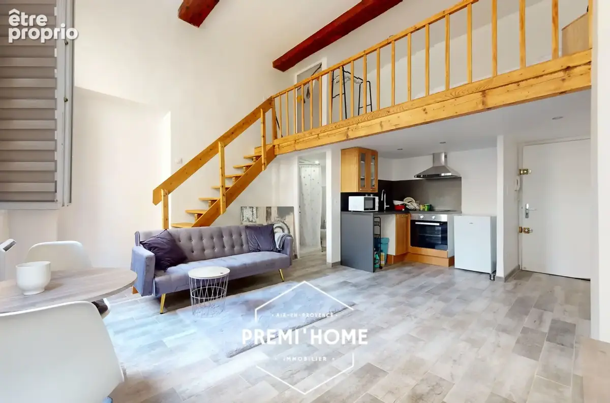 A vendre t1/2 renove centre ville aix en provence - photo 2