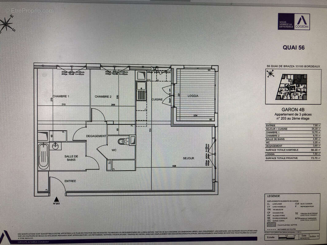 Appartement à BORDEAUX