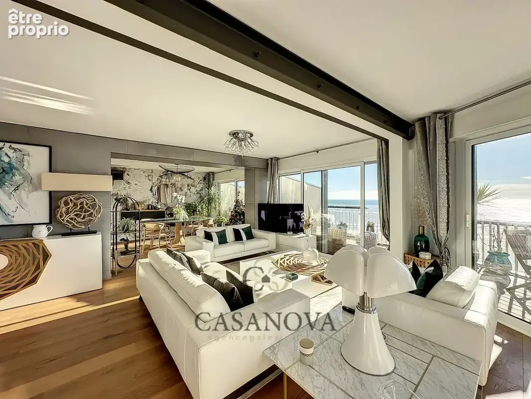 Appartement d'exception, face à la mer-Palavas Rive Droite, 117m2, terrasses et parkings - photo 2