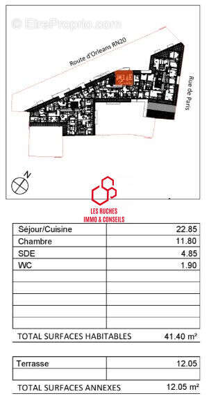 Appartement à MONTLHERY