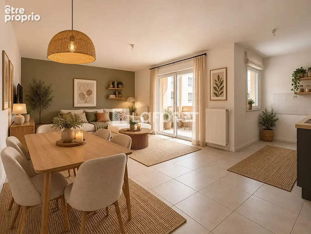 Appartement à vendre Meyzieu 3 pièce(s) 63 m2 - photo 3