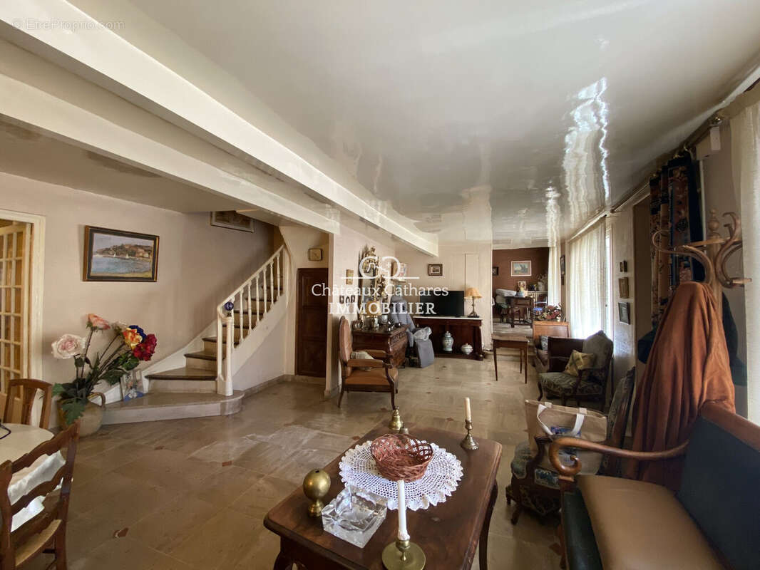 entrée principale salon - Maison à SAINT-PAUL-DE-FENOUILLET