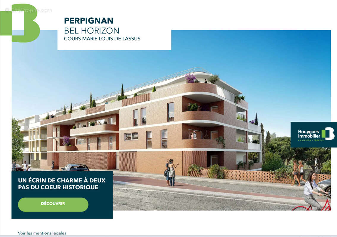 Perpignan / centre : appartement 3 pieces + parking - photo 4