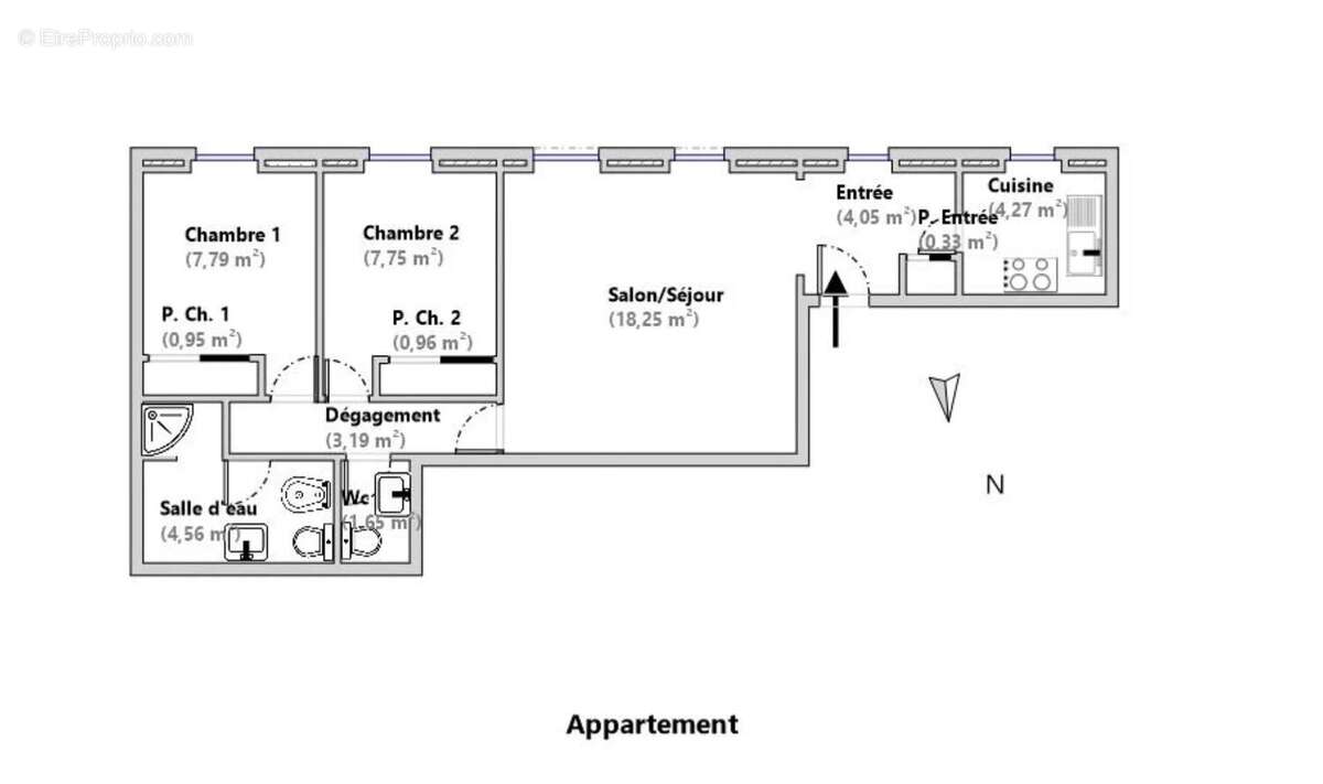 Appartement à BEAUSOLEIL