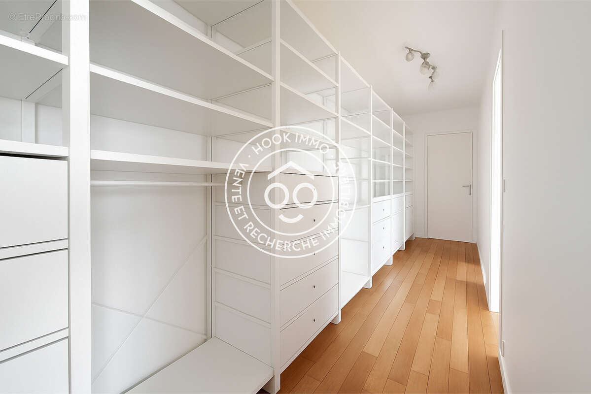 DRESSING ADDITIONNEL DE L&#039;ESPACE NUIT des chambres 2-3 et 4 - Appartement à CHEVILLY-LARUE