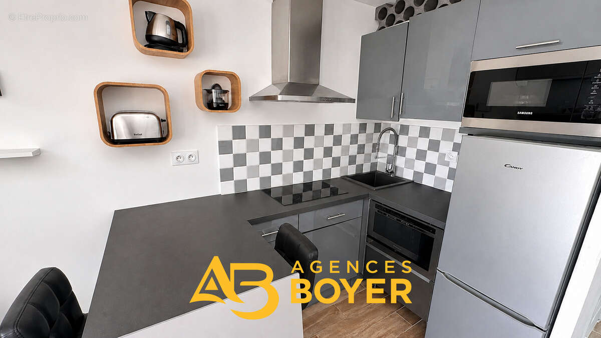 Bandol - studio cabine 4 couchages + terrasse et parking prive - photo 6