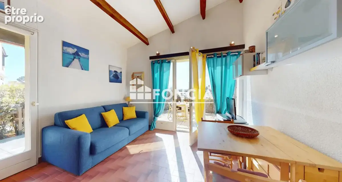 Saint-cyprien plage - studio cabine meublé - terrasse 25m² vue lagune - photo 3