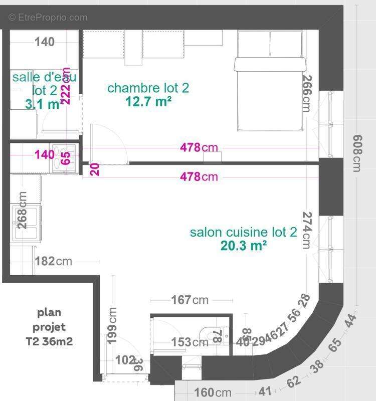 Appartement à LYON-3E