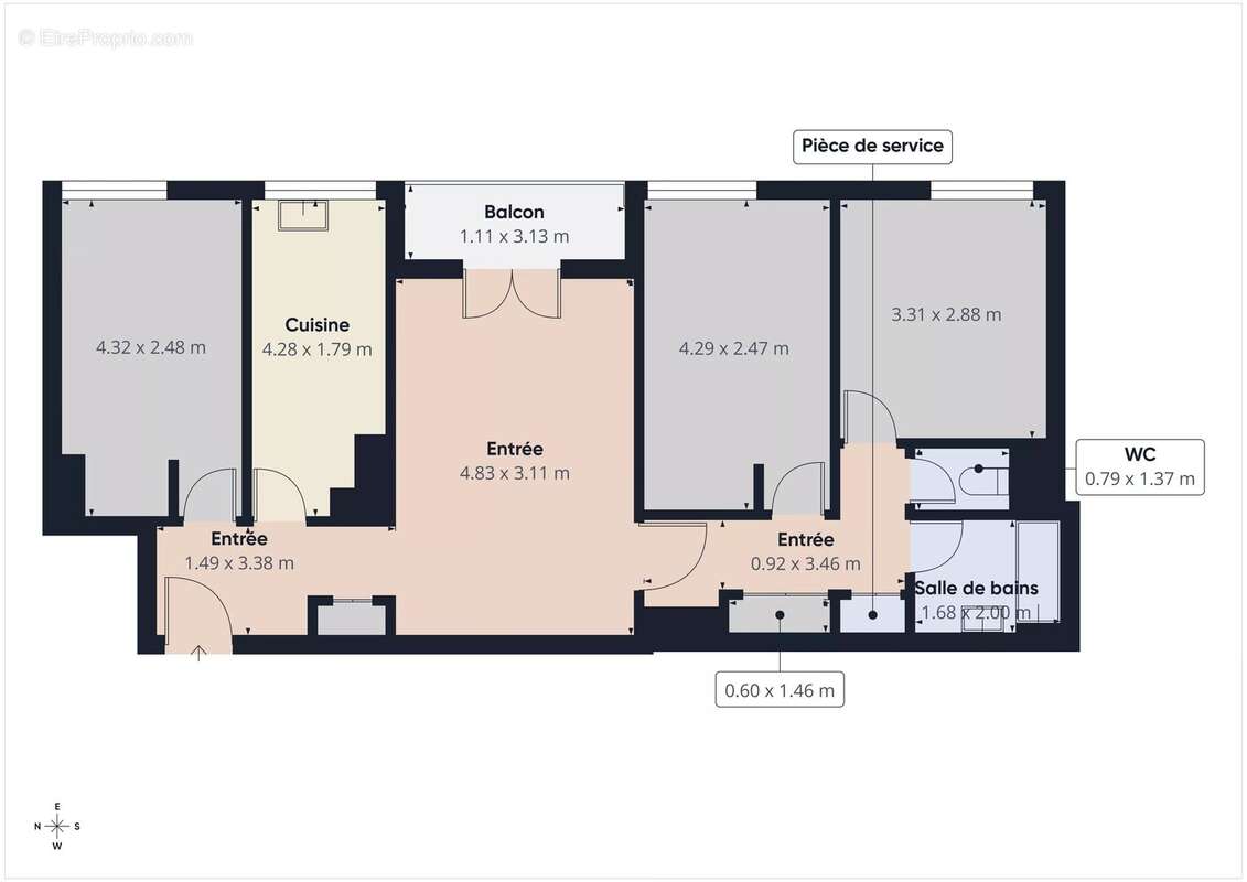 Appartement à NICE