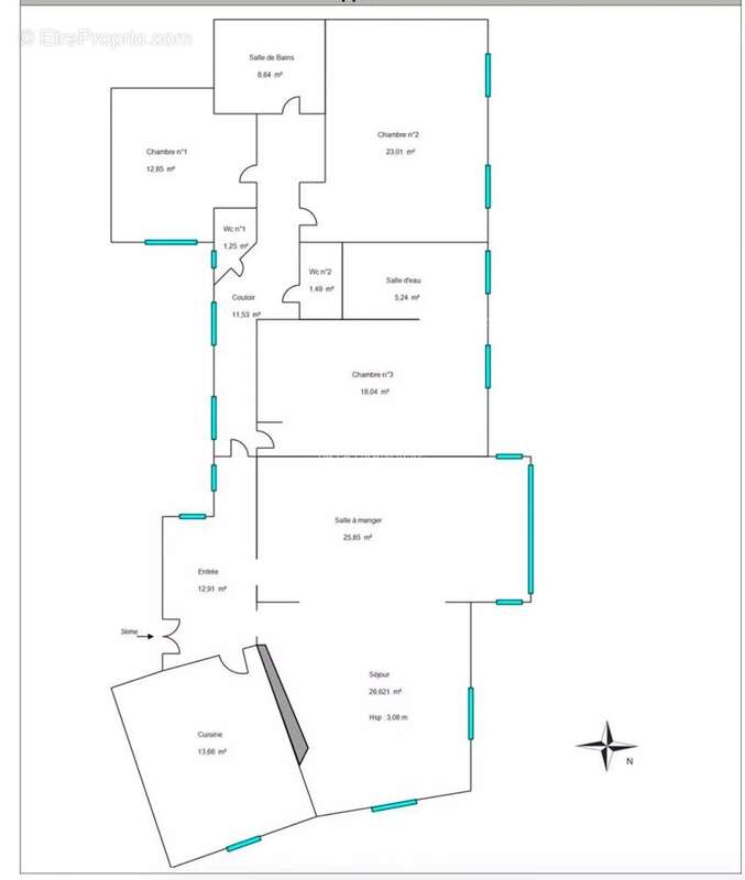 Appartement à PARIS-16E