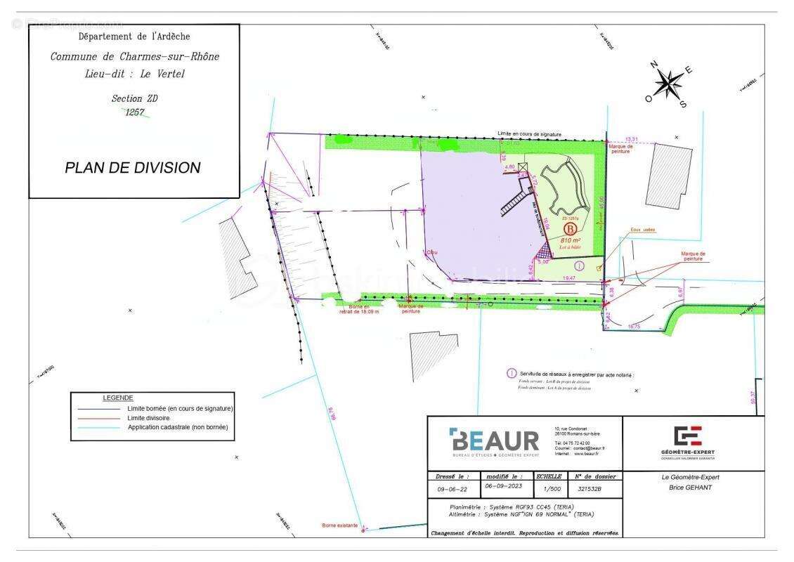 Terrain à CHARMES-SUR-RHONE