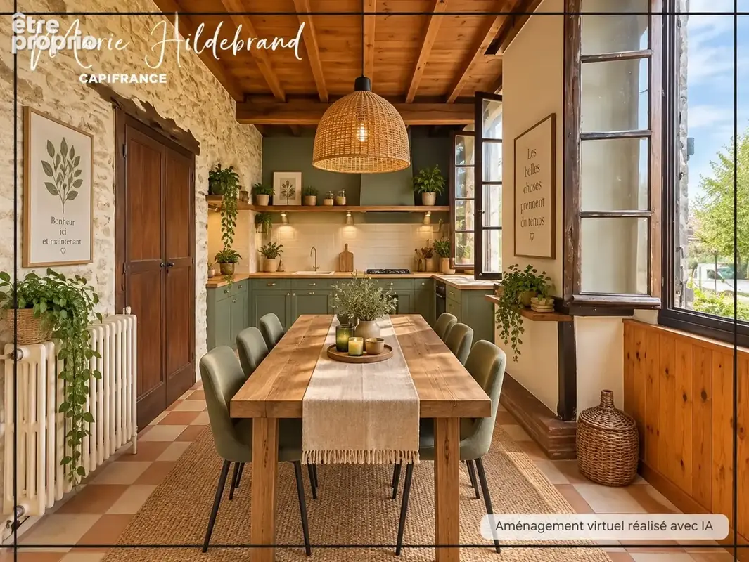 Maison en pierre familiale de 245m² - jardin de + de 1600m² - 4 chambres - photo 8