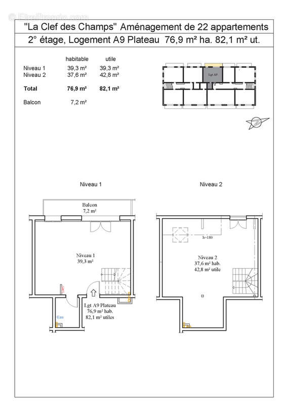 Appartement à SAINT-JEOIRE