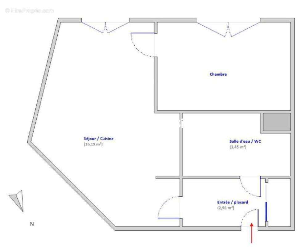 Appartement à PARIS-8E
