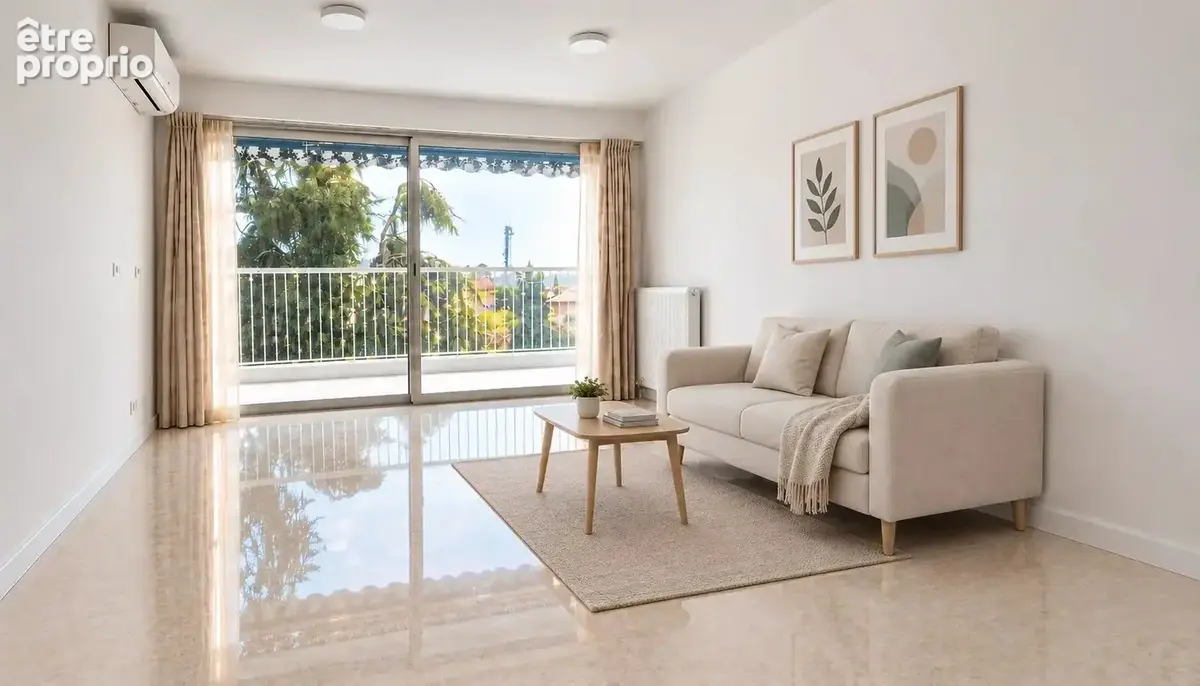 Nice corniche fleurie - appartement 3 pieces dernier etage avec terrasse - photo 2