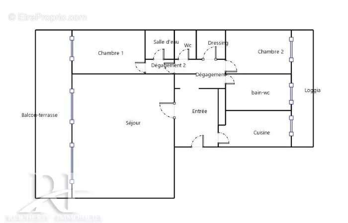 CANNES Montfleury 3P de 105m2 avec terrasse - photo 5
