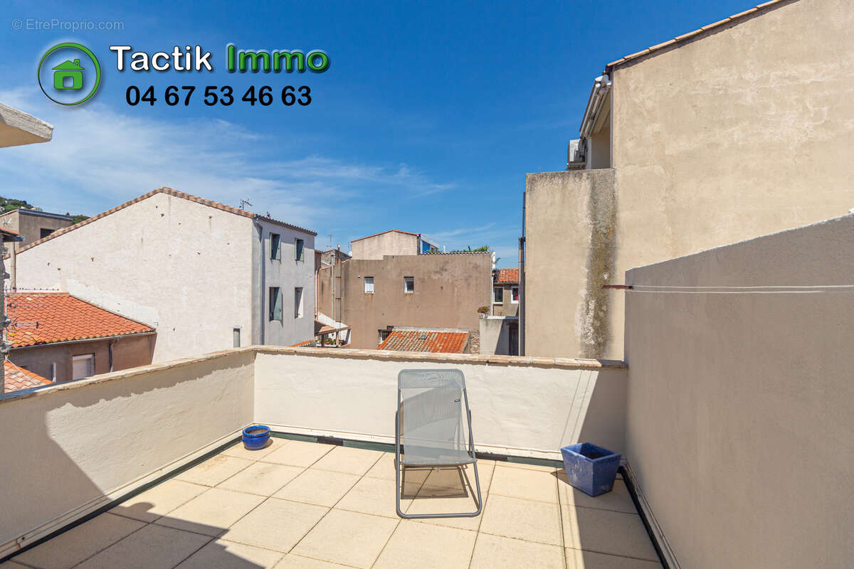 Sète, Quartier Haut, 4 pièces, terrasse. - photo 17