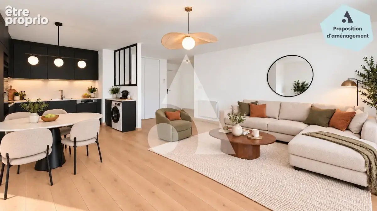 Appartement Gaillard 3 pièces 61 m². - photo 2