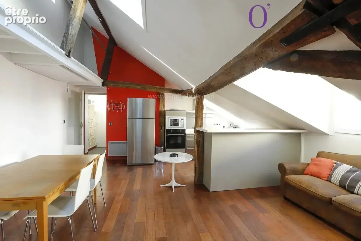 2/3 pièces avec mezzanine, quartier des enfants rouges, dernier étage - photo 2