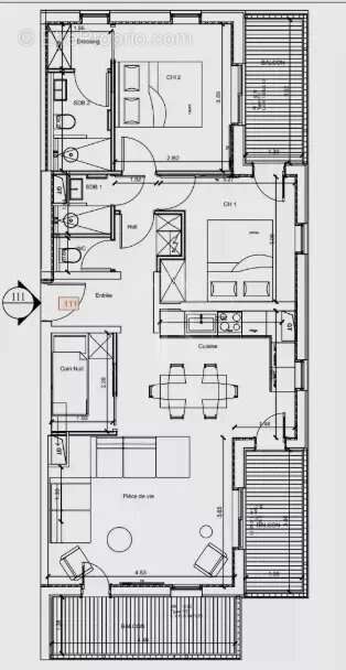 Appartement à LES ALLUES