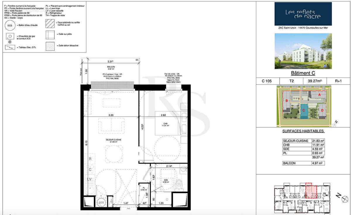 Appartement à COURSEULLES-SUR-MER