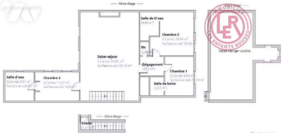 Appartement à PARIS-4E