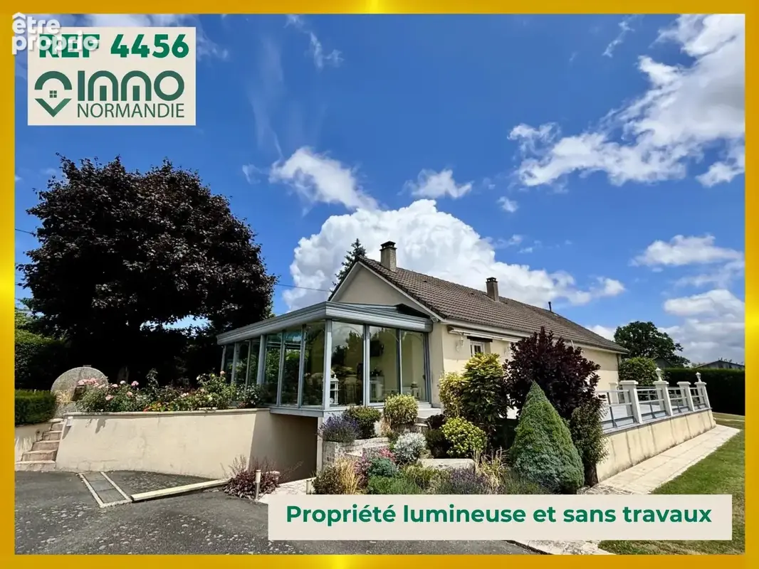 Maison plain-pied - 10min de Bernay - 104m2/5897m2 - Véranda/Sous.sol/Boxs / - photo 3